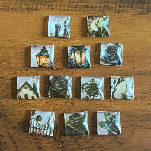 Gothic square glass - square,