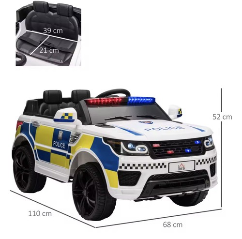 12v ride police electric - ride,