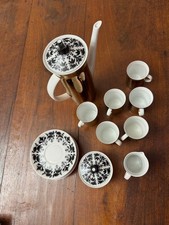 Rosenthal Berlin Hilton 4009 Coffee Set, Bjorn Wiinblad, Copper Lustre, 15pc