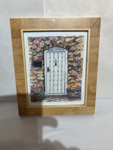Rose cottage vintage stitched - rose,