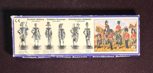 Metal figurines set - metal, scots
