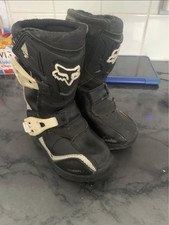 FOX COMP 5k PeeWee Youth Kids Child’s Motocross MX Boots - UK 9, EU 27.5