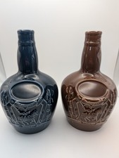 Pair Of Spode Chivas Brothers Liquor Bottles Empty