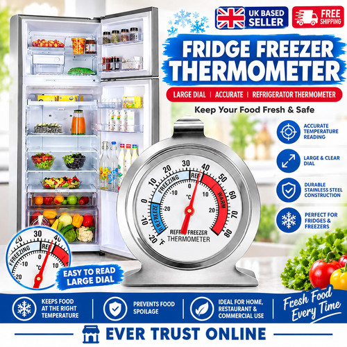 1pc fridge freezer - 1pc, thermometer