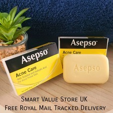 2 x Asepso Antibacterial Soap Bar Acne Skin Care Treatment Free Tracked Delivery