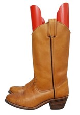 Vintage Mens Tan Leather Upper