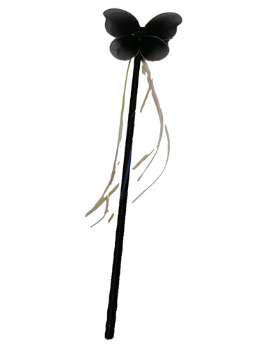 Butterfly fairy wand black - fairy,
