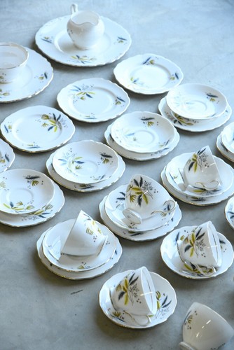 Vintage colclough china - colclough, cups