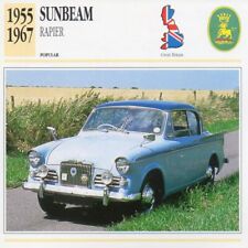 1955-1967 SUNBEAM RAPIER Classic Car Photograph / Information Maxi Card