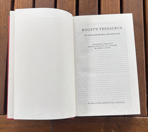 Roget thesaurus english - thesaurus,