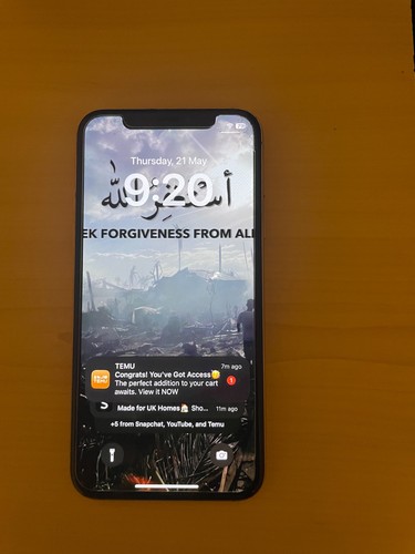 Apple iphone 64gb silver - x,