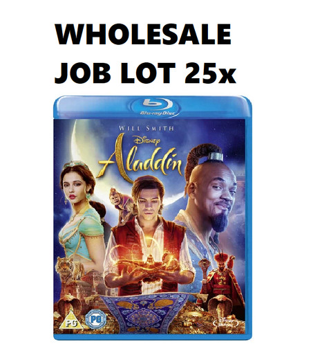 Job lot 25x aladdin blu - lot, blu-ray