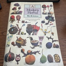 1977 Edition of A Modern Herbal by Mrs M Grieve paperback