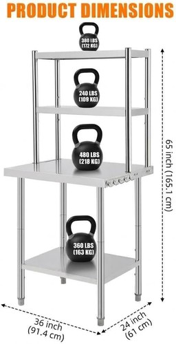 Tier stainless steel - 3-tier,