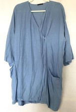 OSKA Tunic 12 Blue Cotton