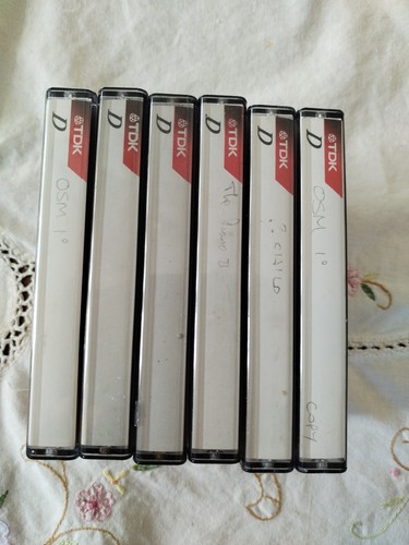 Tdk used blank cassette - tdk, d