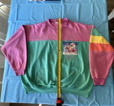 Adidas Vintage 80s Olympic Oslo/Melbourne AUS Crewneck Sweatshirt Colorblock M