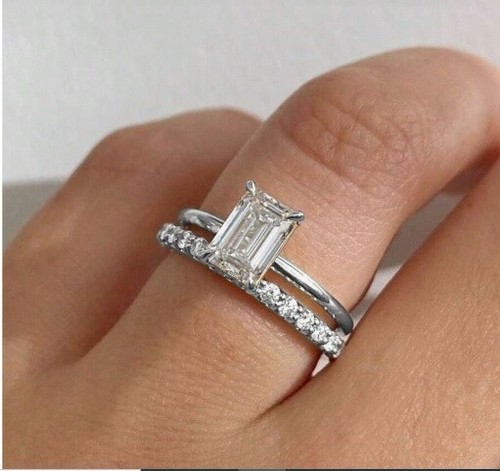 Piece silver ring set - 2,
