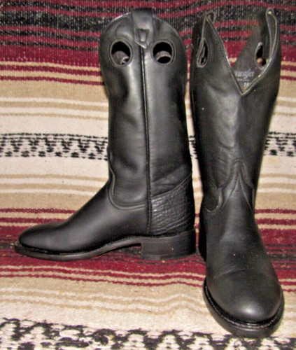 Vintage checotah black leather - checotah,
