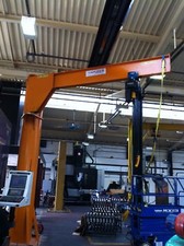 2000kg / 2T Refurbished JIb Crane Yaplex - 3m radius - New Hoist & Trolley