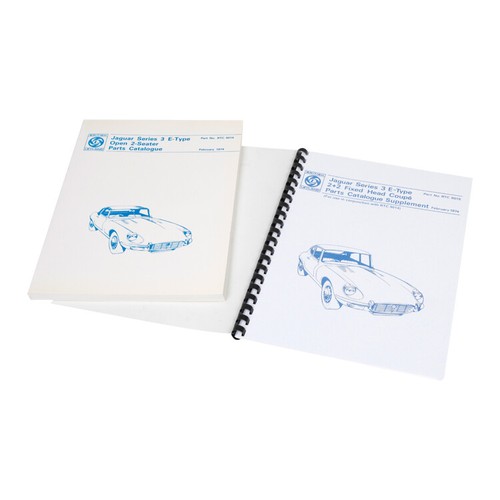 Jaguar type parts catalogue - e-type,