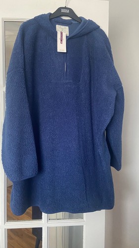 Bnwt ladies blue brushed - m&s,