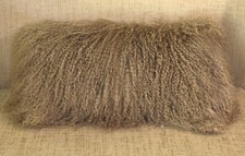 Mongolian lamb fur Pillow