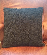 GORGEOUS Sheepskin / Lamb / Astrakhan Cushion Cover - 40 x 40 cm **5 Available**