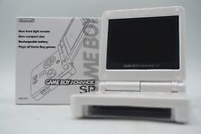Nintendo GBA SP -  AGS-101 Bright Screen - Pearl White - Boxed