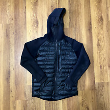 Nike Tech Fleece Aeroloft Goose Down Hybrid Puffer Jacket Black Hoodie Men S