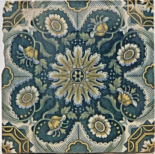 Scarce gothic fireplace tile - fireplace,