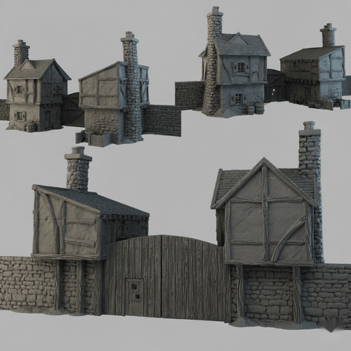 Gatehouse 28mm dnd terrain - 28mm,