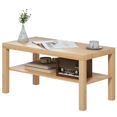 Homcom coffee table - table, with