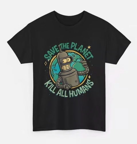 Futurama shirt bender - t-shirt,