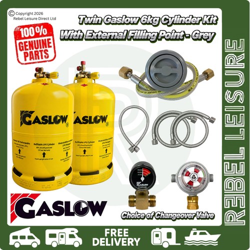 Twin gaslow 6kg lpg - twin, cylinder