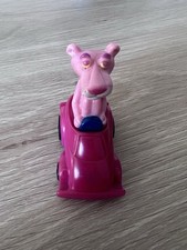 Vintage 1999 Burger King Kids Club Toy Pink Panther  Car Fast Food pull back car