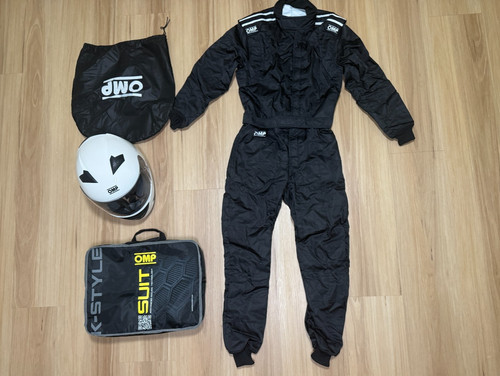 Omp karting suit black - karting, +
