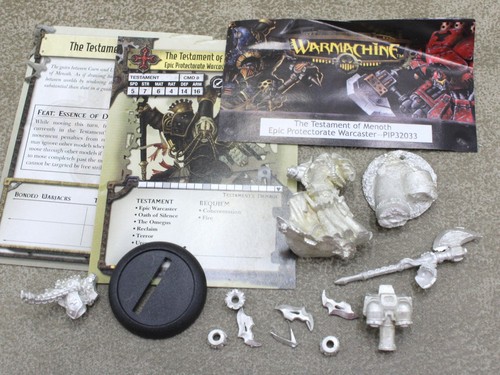 Warmachine testament menoth - warmachine, of
