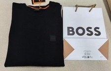 Hugo Boss BOSS Men's Kanovano Crew neck Black Jumper