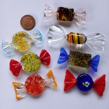 JOB LOT OF COLLECTABLE ART GLASS SWEETS