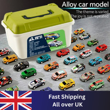30 Pcs Mini Alloy Cars Model Sets With Storage Box Diecast Cars Toys for Kids