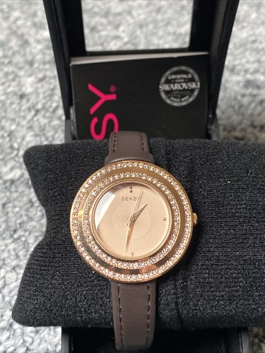 Seksy ladies crystal watch - ladies, new