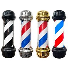Gabri Professional Black Classic Barber Pole Red White & Blue Stripes Barbershop