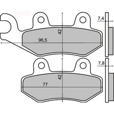 Front Brake Pads Kawasaki ATV