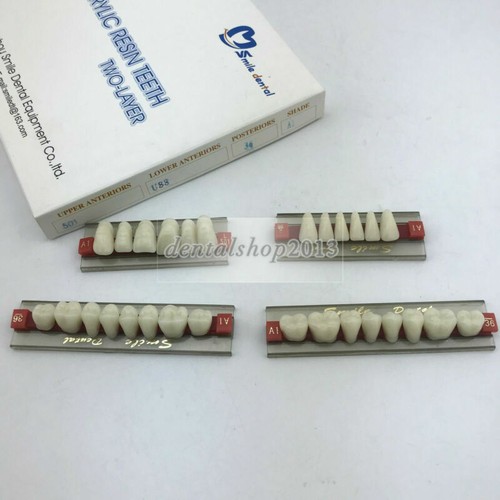 28pcs dental acrylic denture - acrylic,