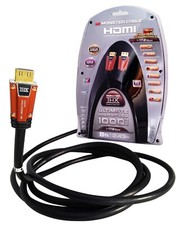 Monster Cable 1000 HDX Ultra High Speed HDMI Cable 8 Ft - 3D - 4K - 17.8 Gbps