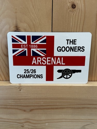 Arsenal metal plaque sign man - plaque,