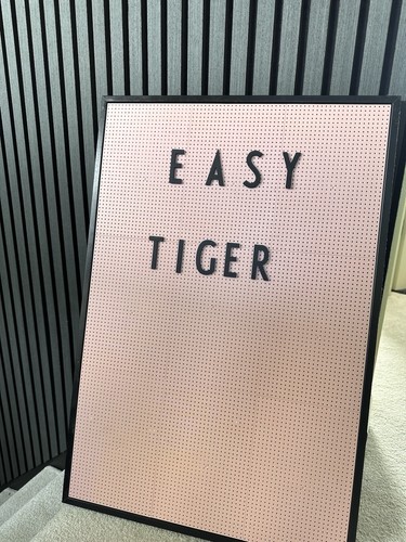 Pink letter board - letter, message