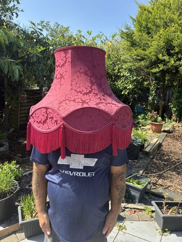 Vintage burgundy fringe - vintage,