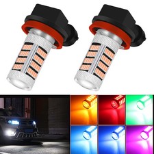2X H11 Front Fog Lights LED 92 SMD Lamp Bulbs 360° Illumination Plug and Play